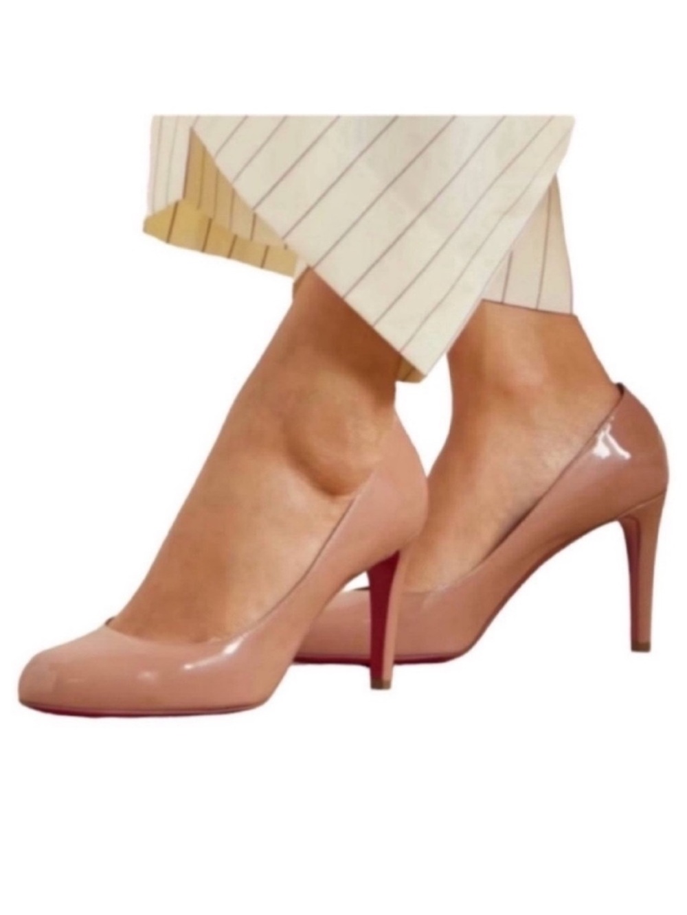 Christian Louboutin Simple 85 mm patent leather heels RETAIL 795